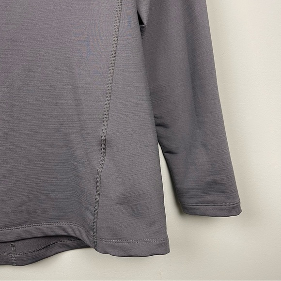 Nike Pro Slim Fit Gray Long Sleeve Crewneck Size L - Picture 3 of 8